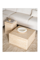 Square Travertine Side Table | Eleonora Donta | Dutchfurniture.com