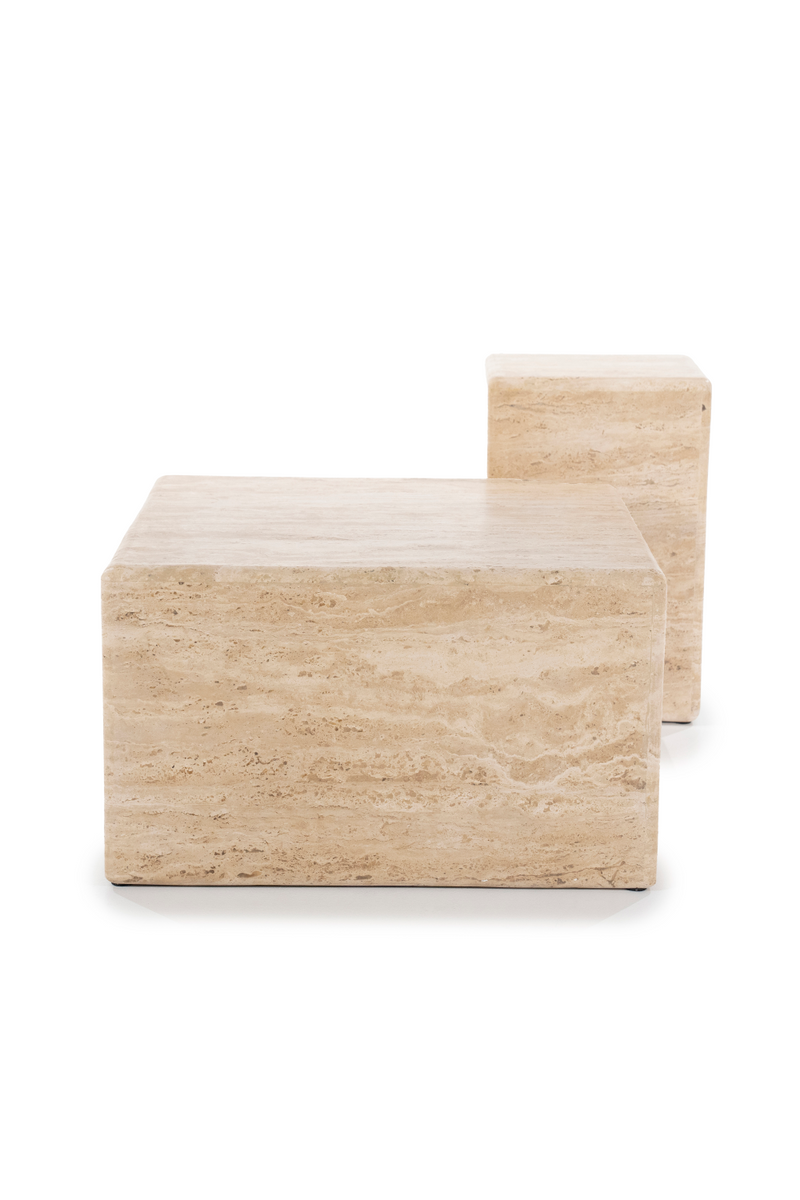 Square Travertine Coffee Table | Eleonora Donta | Dutchfurniture.com