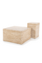 Square Travertine Coffee Table | Eleonora Donta | Dutchfurniture.com