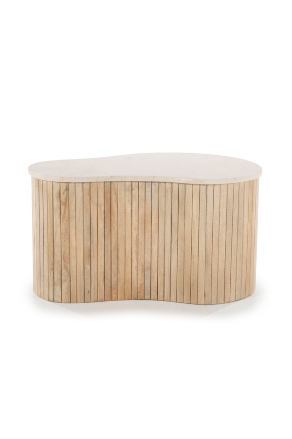 Fluted Mango Coffee Table S | Eleonora Kira | Oroatrade.com