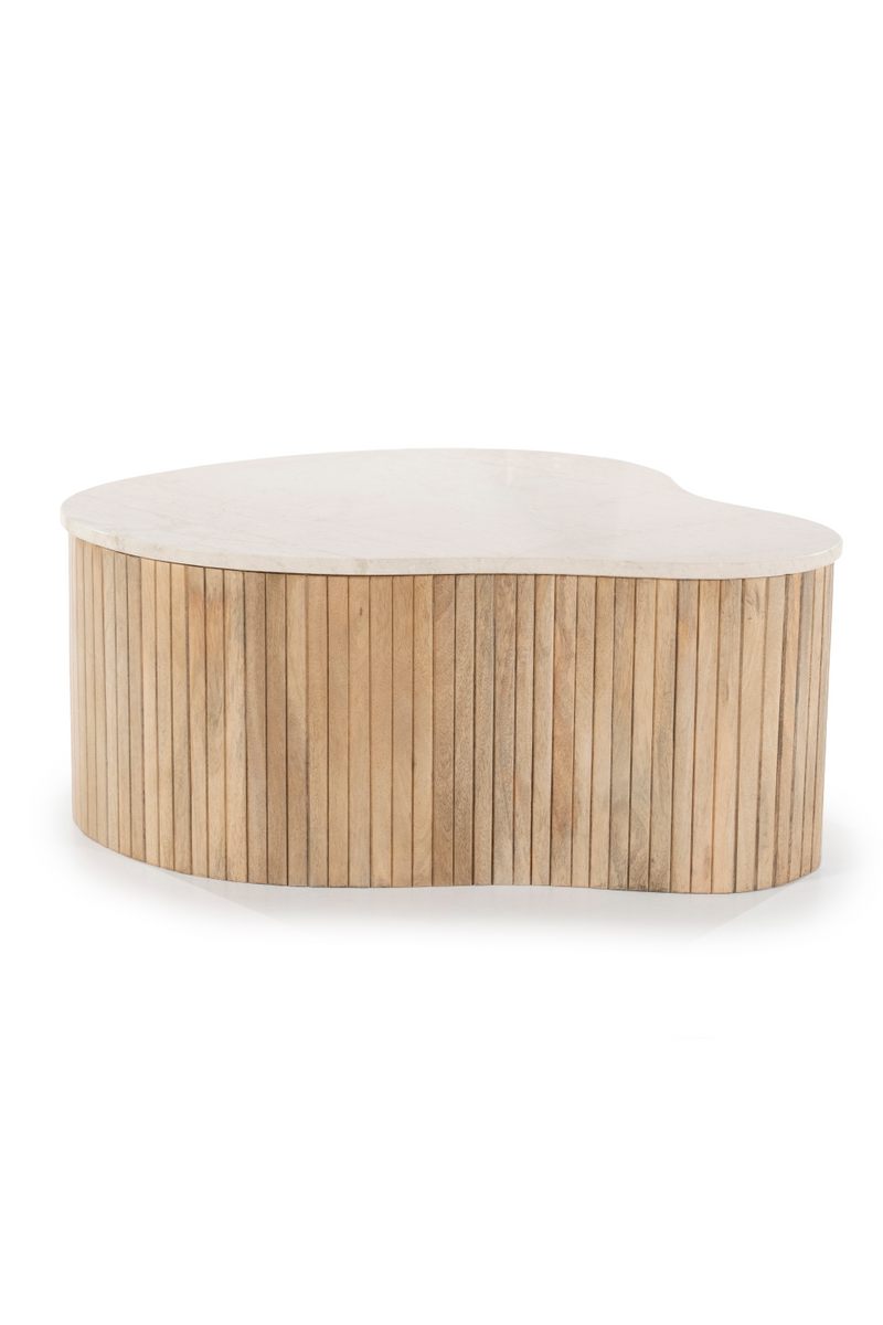 Fluted Mango Coffee Table S | Eleonora Kira | Oroatrade.com