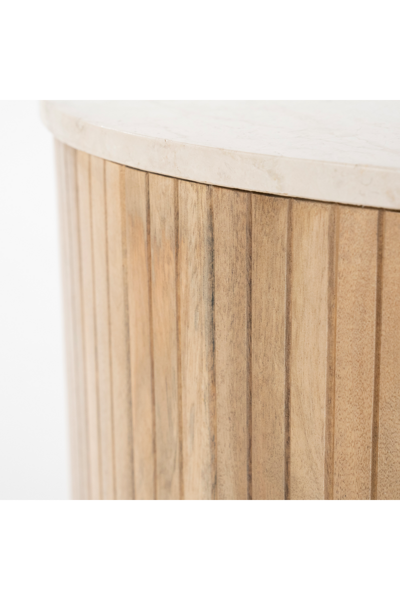 Fluted Mango Coffee Table S | Eleonora Kira | Oroatrade.com