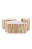 Fluted Mango Coffee Table S | Eleonora Kira | Oroatrade.com