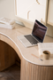 Organic Shape Marble Desk | Eleonora Kira | Oroatrade.com