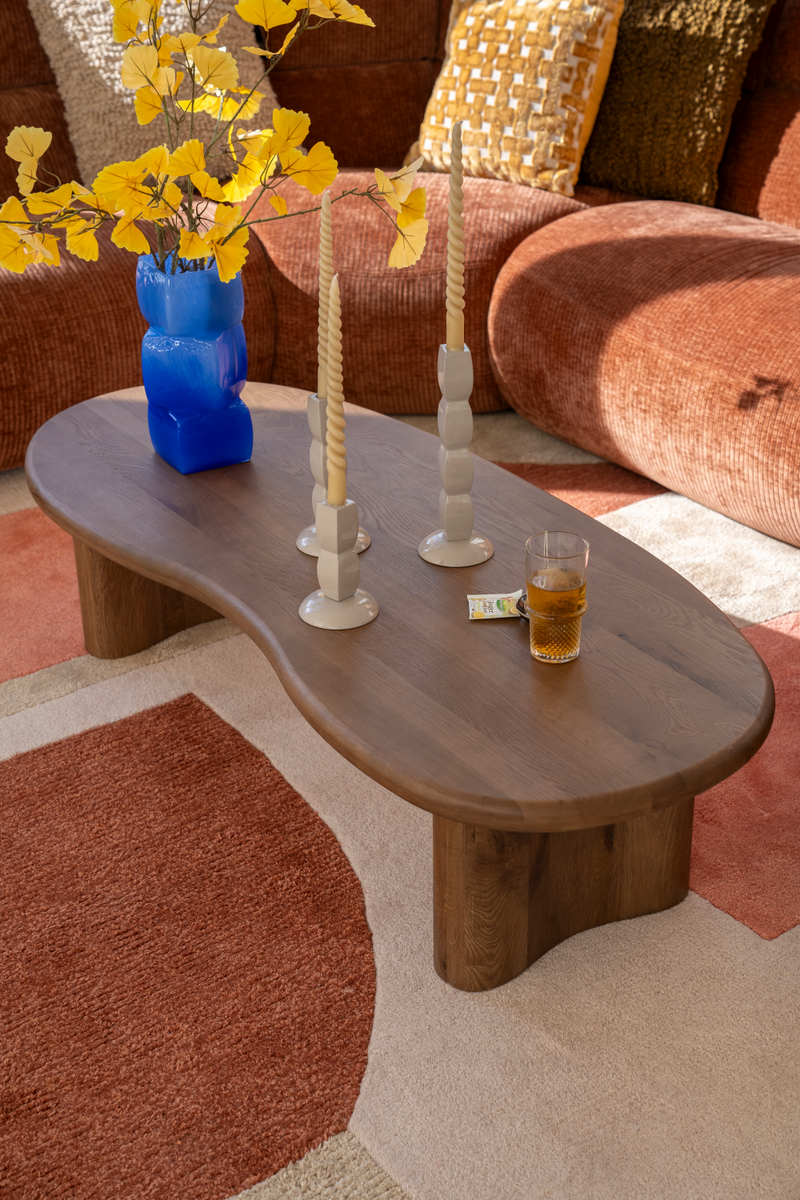 Bean Shape Oak Coffee Table | Eleonora Josh | Dutchfurniture.com