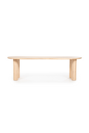 Varnished Oak Organic Dining Table | Eleonora Josh | Oroatrade.com