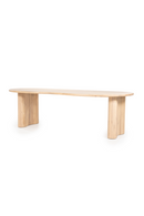 Varnished Oak Organic Dining Table | Eleonora Josh | Oroatrade.com