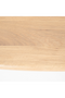 Varnished Oak Organic Dining Table | Eleonora Josh | Oroatrade.com