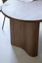 Varnished Oak Organic Dining Table | Eleonora Josh | Oroatrade.com