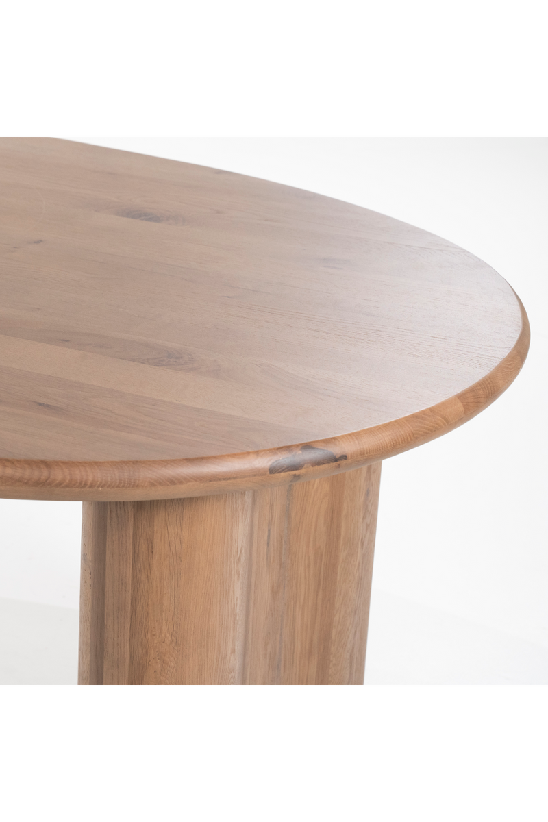 Varnished Oak Organic Dining Table | Eleonora Josh | Oroatrade.com