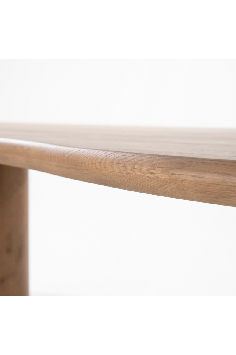 Varnished Oak Organic Dining Table | Eleonora Josh | Oroatrade.com