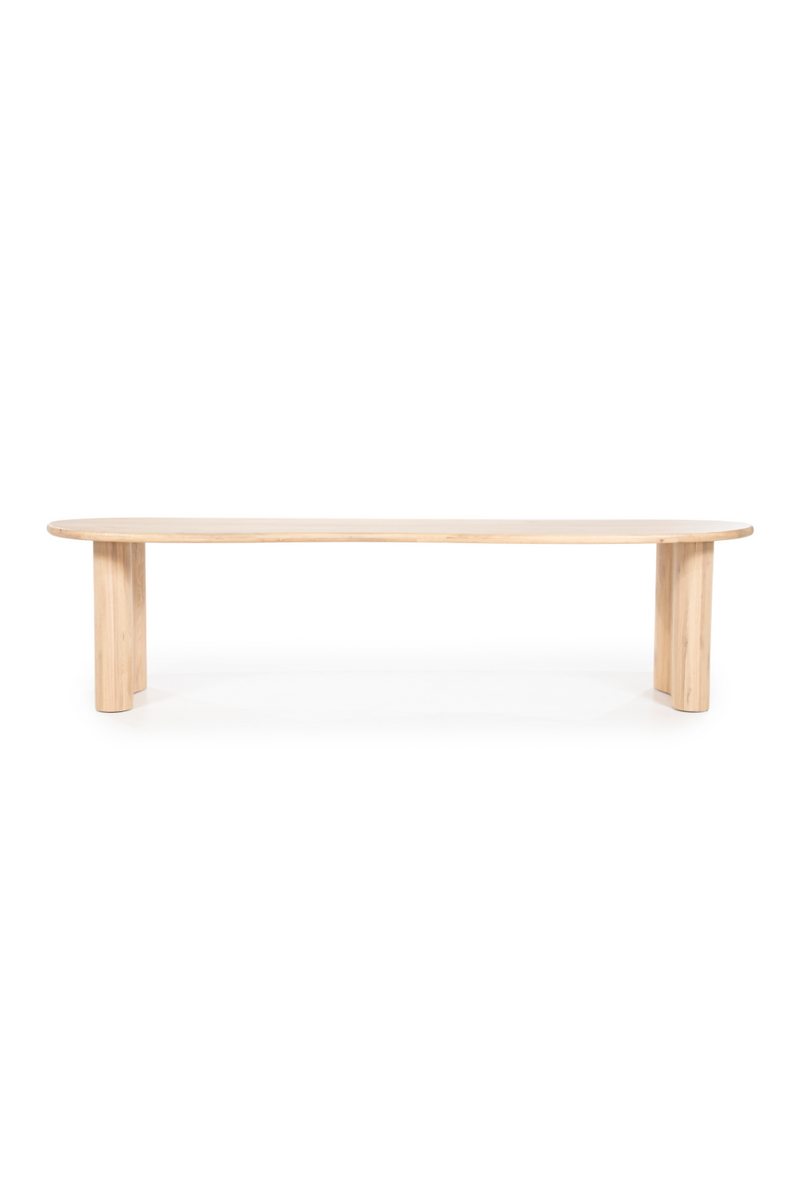 Varnished Oak Organic Dining Table | Eleonora Josh | Oroatrade.com