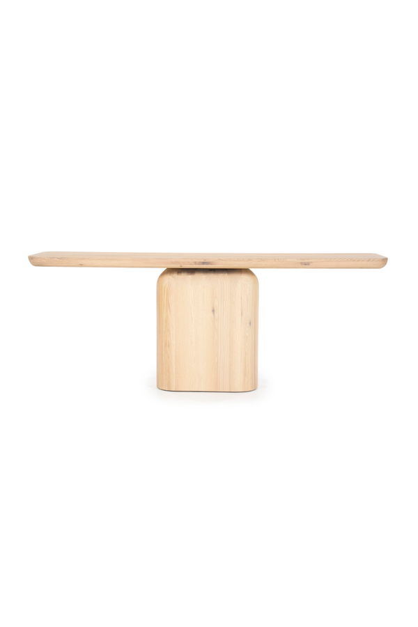 Central-Based Oak Console Table | Eleonora Leon | Dutchfurniture.com