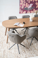 Lacquered Oak Dining Table S | Eleonora Elijah | Dutchfurniture.com