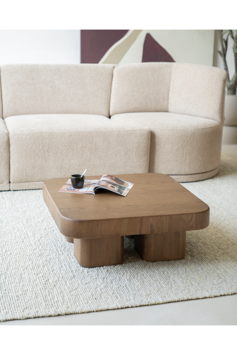 Square Oak Coffee Table | Eleonora Harmonie | Oroatrade.com