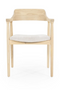 Padded Seat Ash Dining Chair | Eleonora Yorick | Oroatrade.com