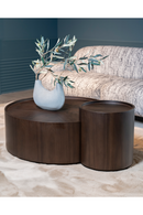 Walnut Round Nesting Coffee Tables (2) | Eleonora Max | Dutchfurniture.com