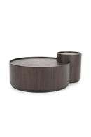 Walnut Round Nesting Coffee Tables (2) | Eleonora Max | Dutchfurniture.com