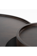 Walnut Round Nesting Coffee Tables (2) | Eleonora Max | Dutchfurniture.com