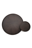 Walnut Round Nesting Coffee Tables (2) | Eleonora Max | Dutchfurniture.com