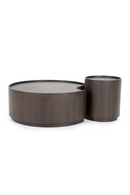 Walnut Round Nesting Coffee Tables (2) | Eleonora Max | Dutchfurniture.com