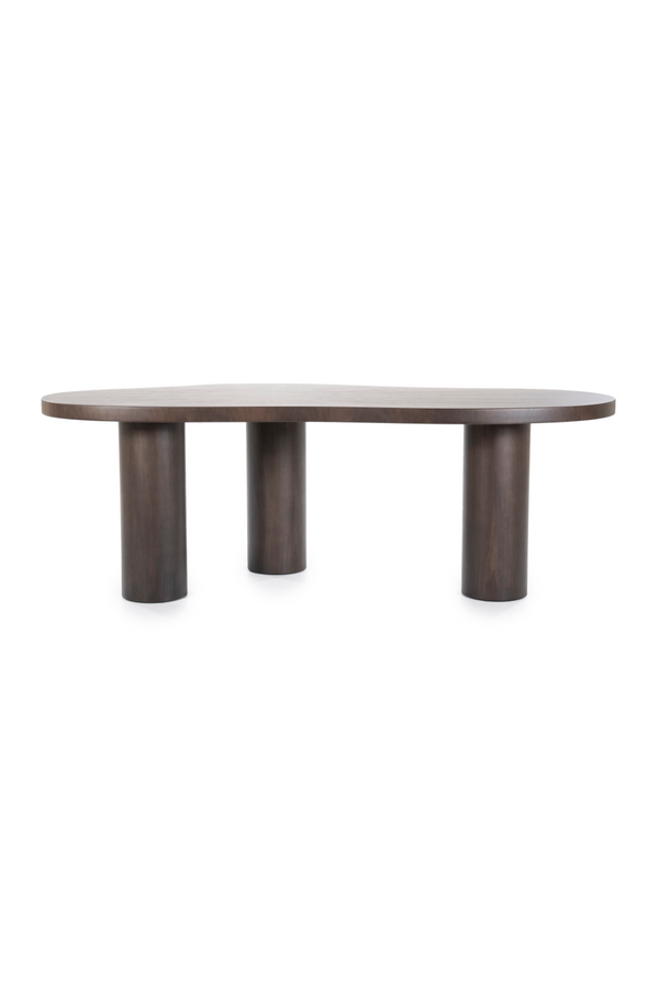 3-Legged Walnut Dining Table | Eleonora Bobbie | Dutchfurniture.com