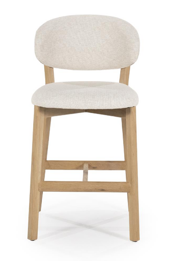 Oak Framed Bar Chair | Eleonora Mikky | Dutchfurniture.com