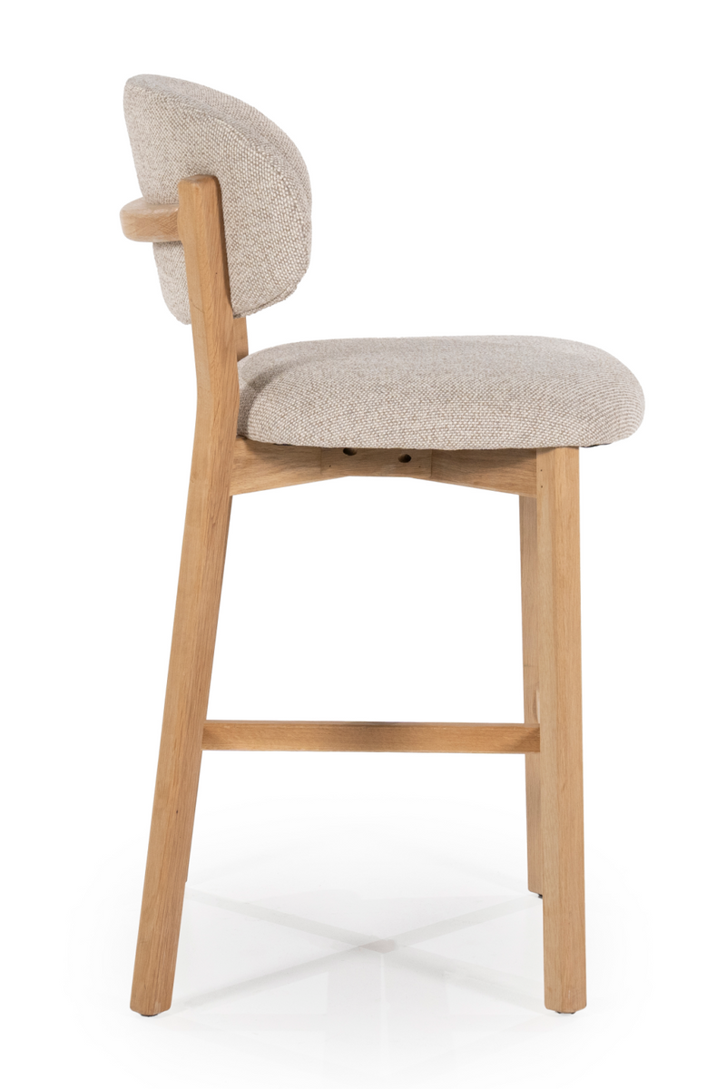 Oak Framed Bar Chair | Eleonora Mikky | Dutchfurniture.com