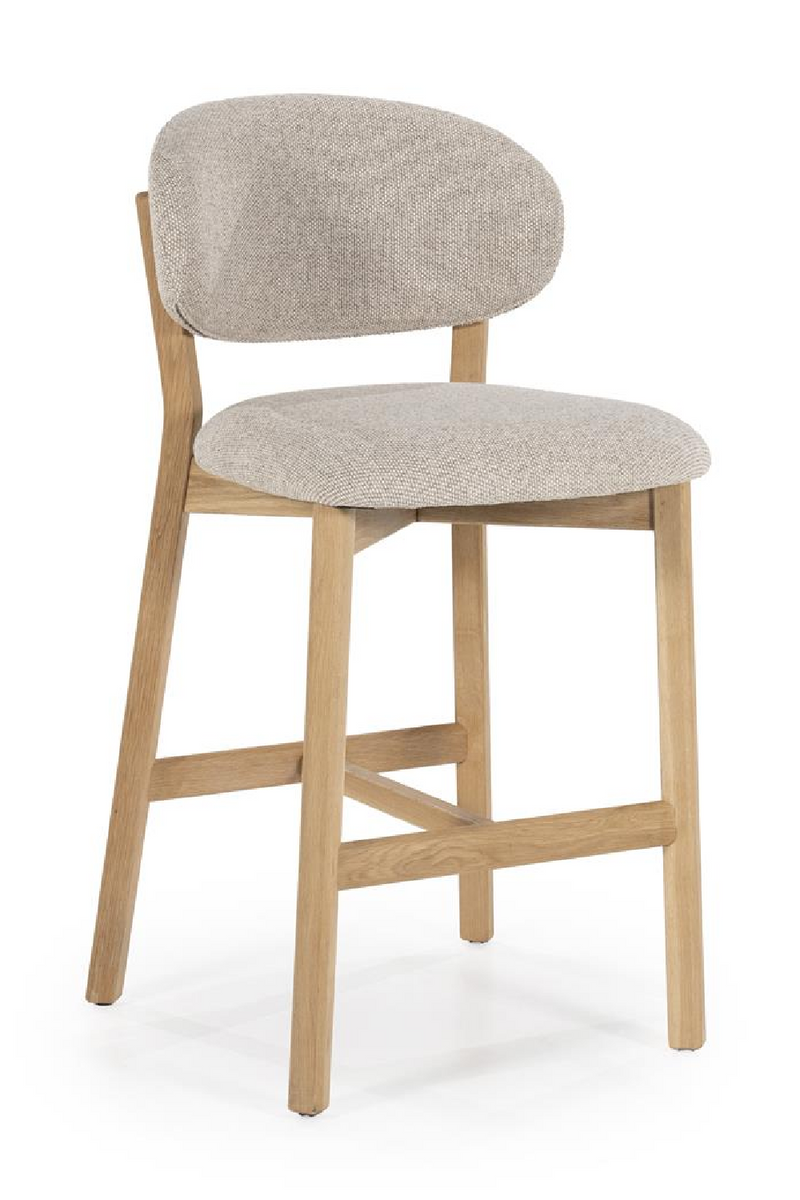 Oak Framed Bar Chair | Eleonora Mikky | Dutchfurniture.com