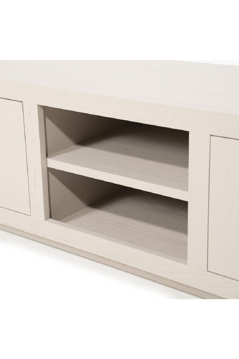 Taupe Oak 3-Door Cabinet | Eleonora Helsinki | Oroatrade.com