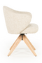 Oak Base Swivel Armchair | Eleonora Connor | Dutchfurniture.com
