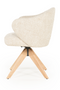 Oak Base Swivel Armchair | Eleonora Connor | Dutchfurniture.com