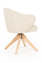 Oak Base Swivel Armchair | Eleonora Connor | Dutchfurniture.com