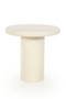 White Round Pedestal Side Table | Eleonora Jade | Dutchfurniture.com