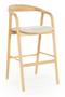 Lacquered Ash Wood Barstool | Eleonora Rayven | Dutchfurniture.com
