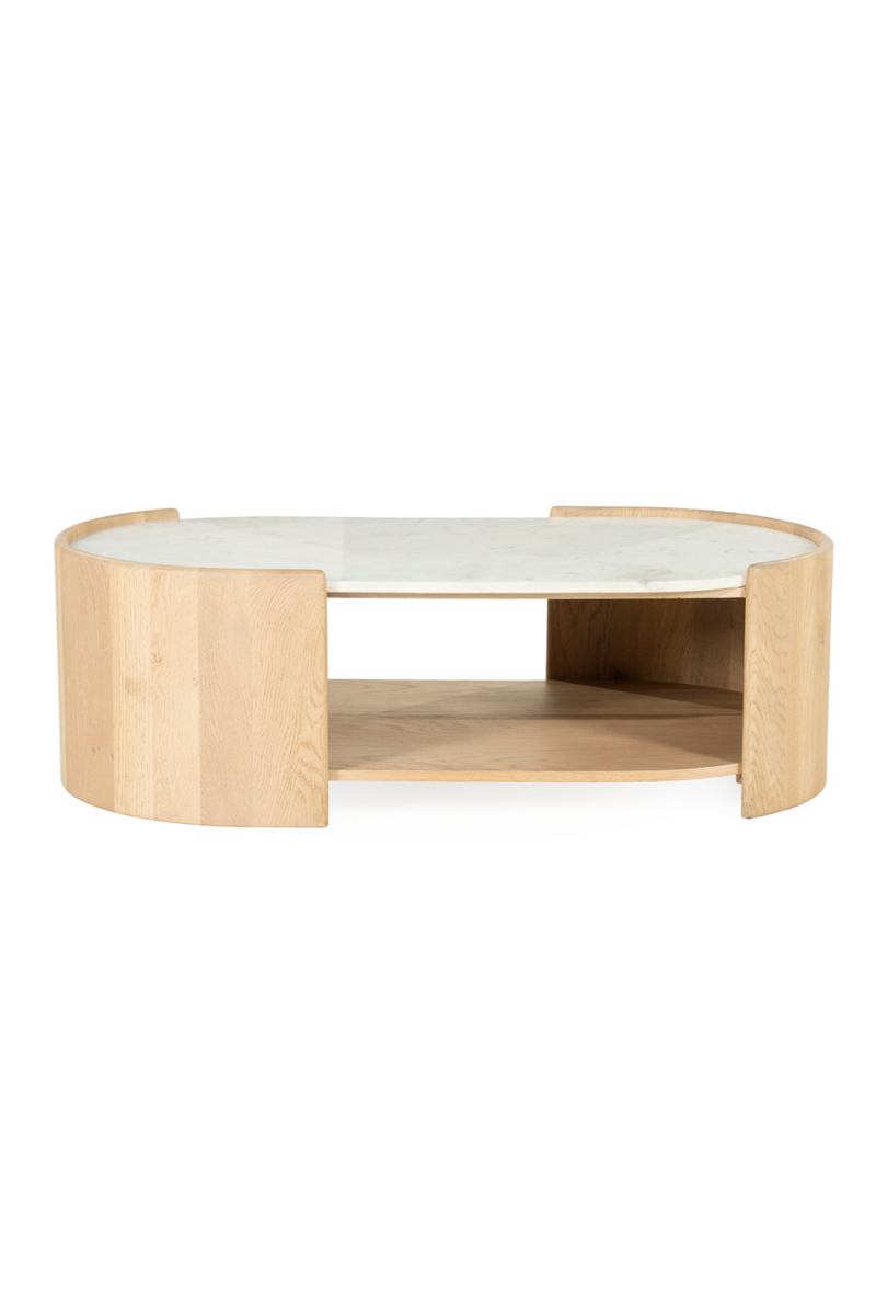 Oval White Marble Coffee Table | Eleonora Don | Dutchfurniture.com