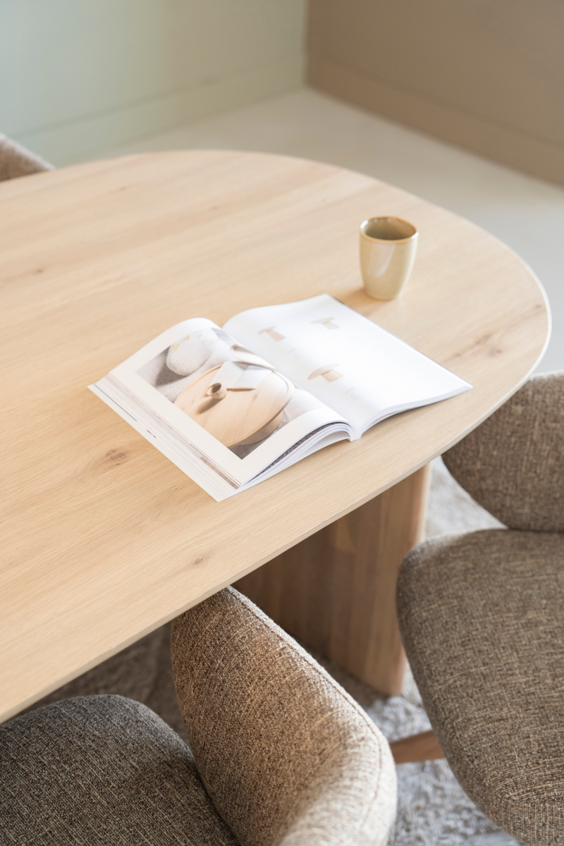 Oak Scandinavian Dining Table L | Eleonora Dex | Dutchfurniture.com