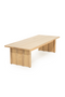 Rectangular Oak Coffee Table L | Eleonora Jake | Dutchfurniture.com
