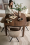 Brushed Mango Wood Dining Table | Eleonora Taylor | Dutchfurniture.com