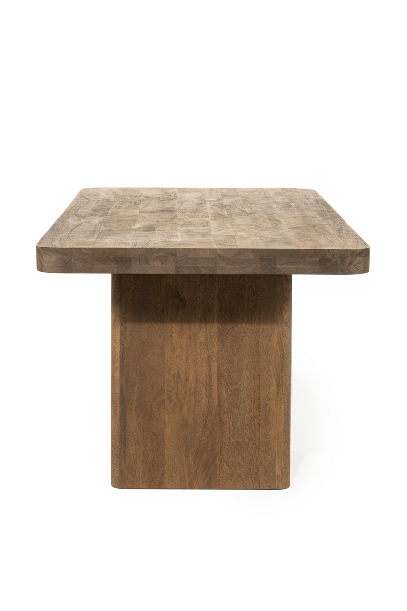 Brushed Mango Wood Dining Table | Eleonora Edward | Dutchfurniture.com