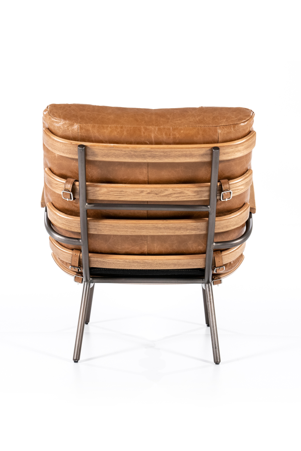 Cognac Mid Century Armchair | Eleonora Bastiaan | Dutchfurniture.com