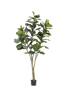 Artificial Fiddle Leaf Plants (2) XL | Emerald Ficus Lyrata | Dutchfurniture.com