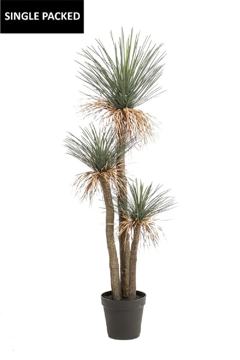 Green Crowned-Leaf Faux Plant | Emerald Yucca Rostrata| Dutchfurniture.com