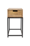 Mango Wood 1-Drawer Side Table | DF Parcq | Dutchfurniture.com