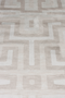 Beige Geometric Patterned Rug | DF Labyrintho | Oroatrade.com