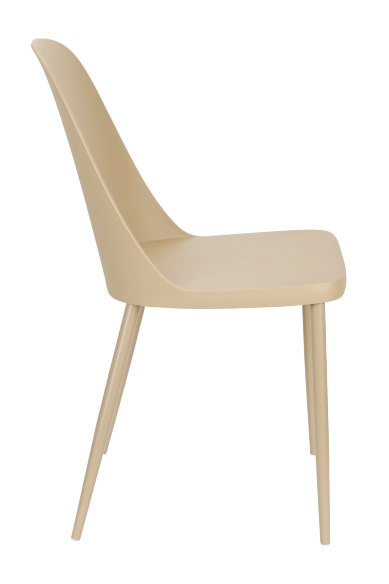 Beige Minimalist Dining Chairs (2) | DF Pip | Oroatrade.com