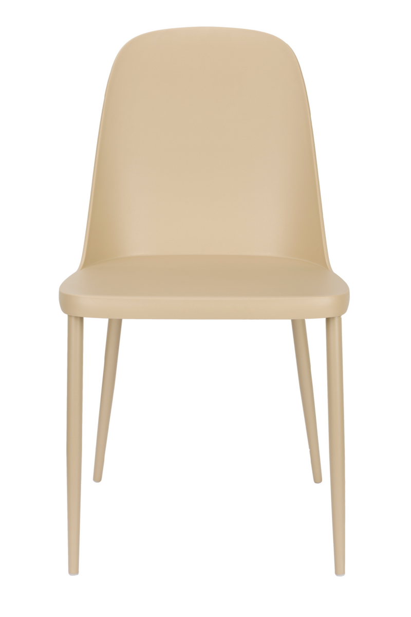 Beige Minimalist Dining Chairs (2) | DF Pip | Oroatrade.com