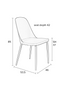 Beige Minimalist Dining Chairs (2) | DF Pip | Oroatrade.com