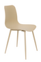 Beige Steel Dining Chairs (2) | DF Leon | Oroatrade.com