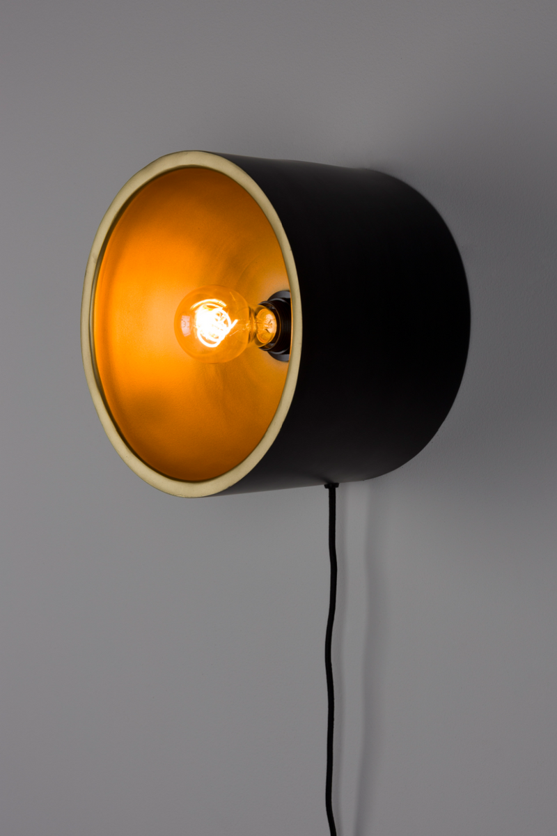 Black Iron Wall Lamp | DF Sunny | Dutchfurniture.com